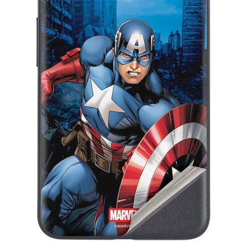 Marvel Captain America Portrait Google Pixel 5 Skin
